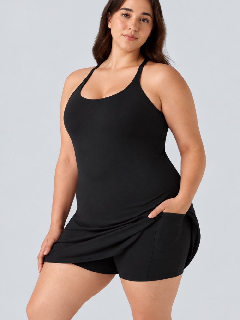 Halara SoftlyZero™ Plush Backless Active Dress (Easy Peezy Edition)